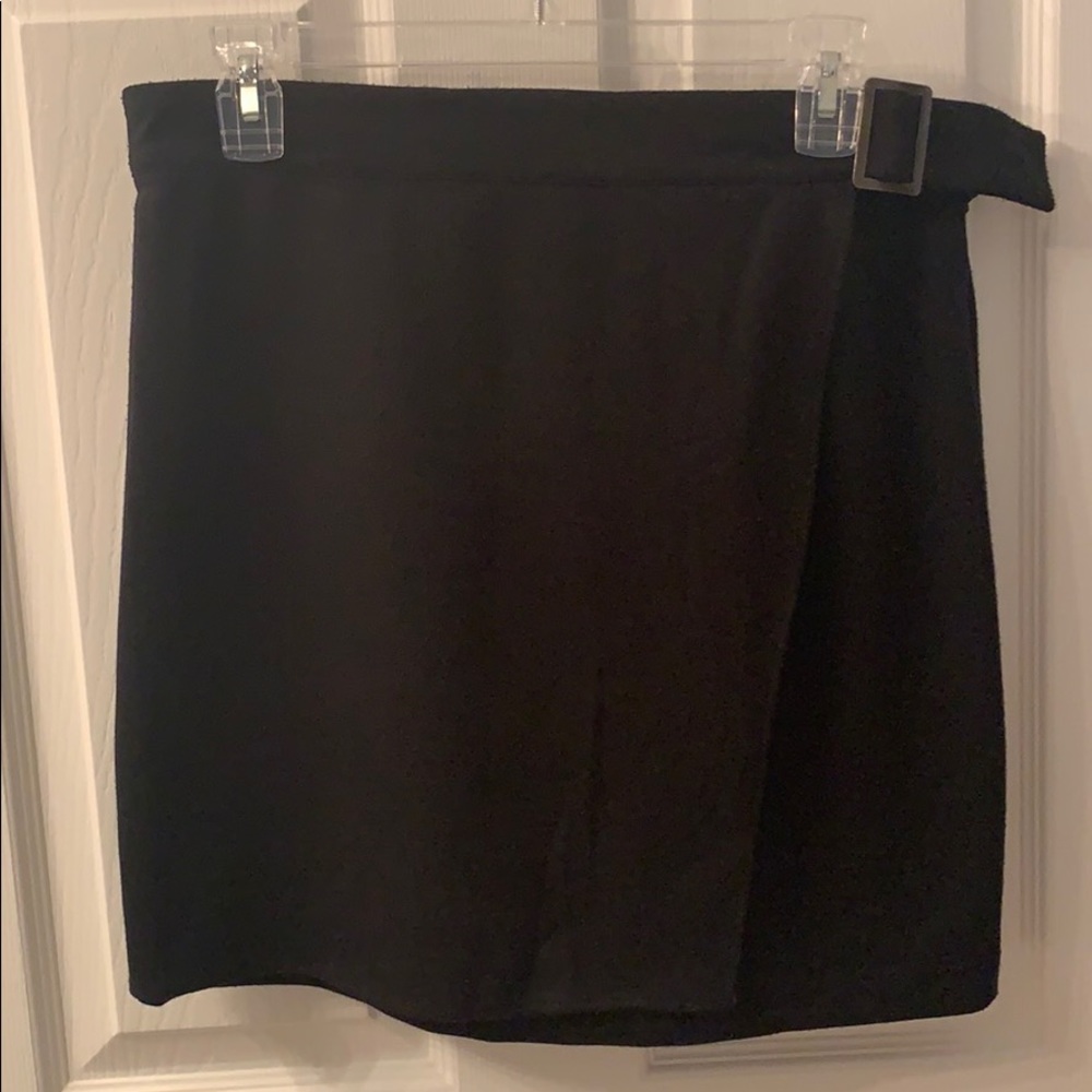 Forever 21 Black Wrap Skirt
